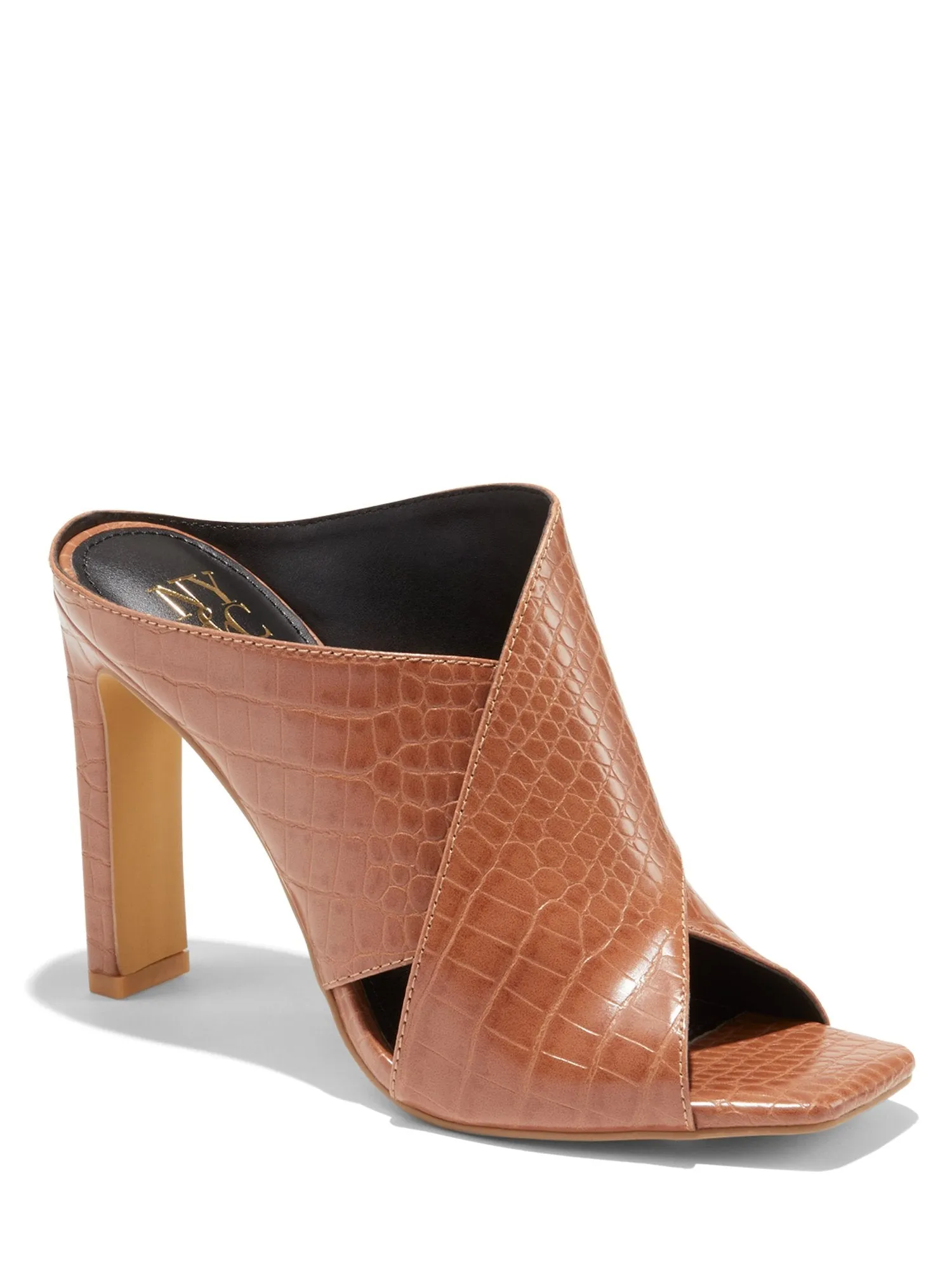 Sofia Criss-Cross High-Heel Mule