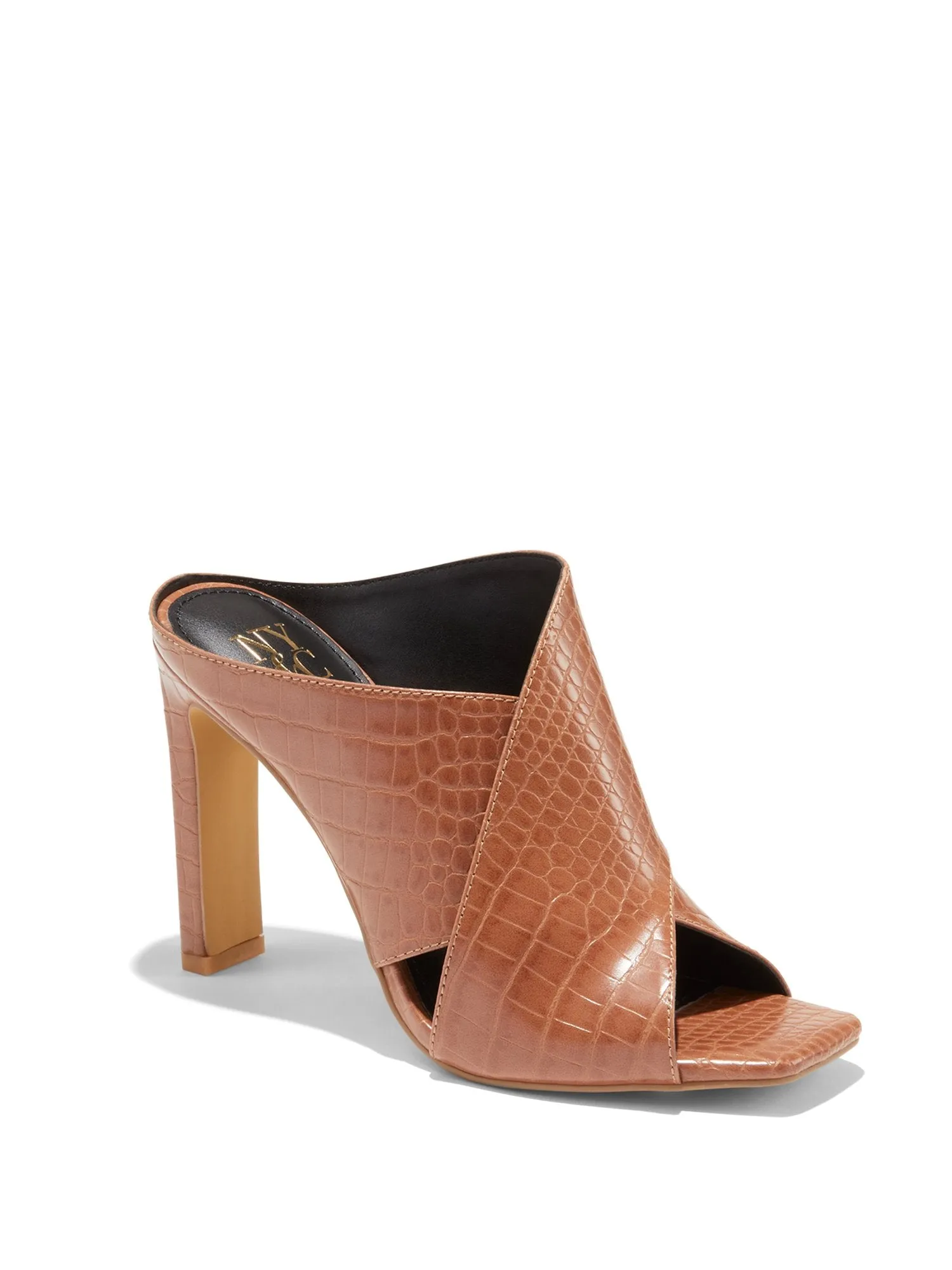 Sofia Criss-Cross High-Heel Mule