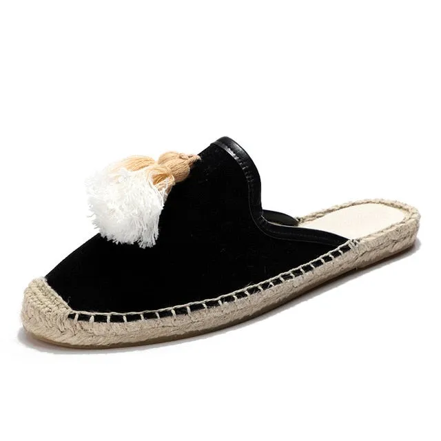 Soludos Women's Kiki Tassel Mule Espadrilles