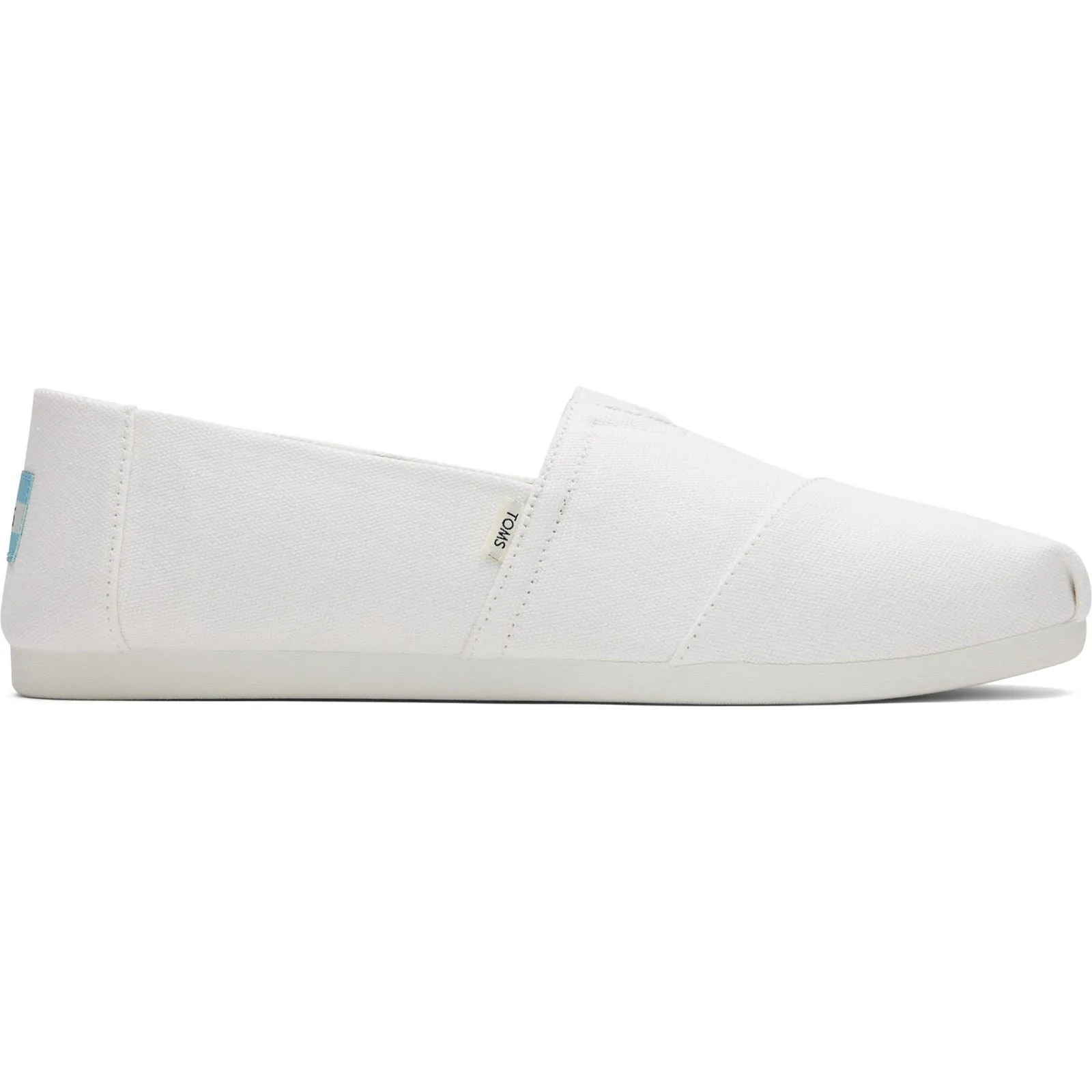 TOMS Alpargata 100% Cotton Men's White Espadrilles