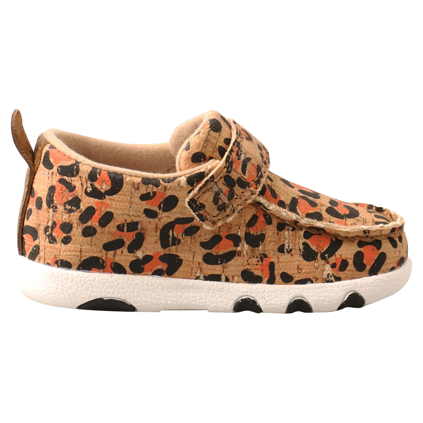 Twisted X Infant Leopard Honey & Black Driving Moc Shoes ICA0016