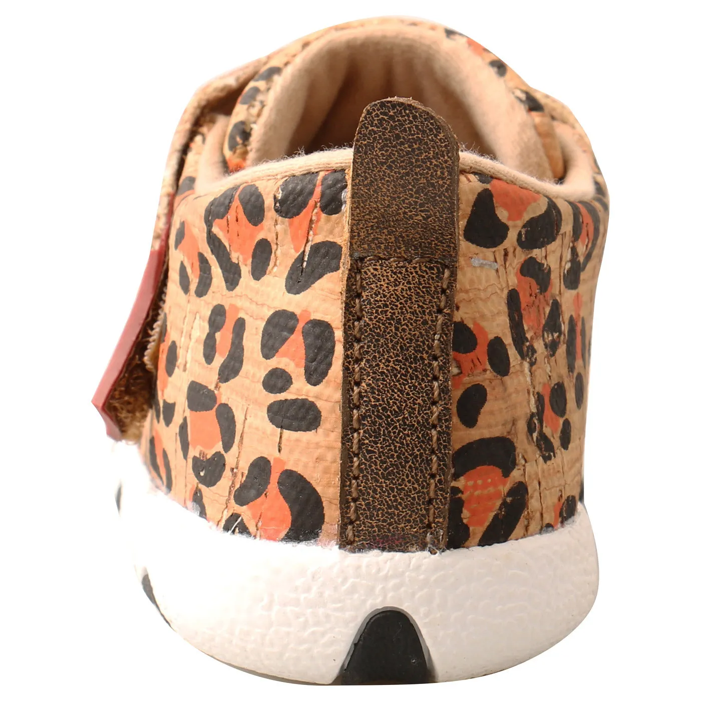 Twisted X Infant Leopard Honey & Black Driving Moc Shoes ICA0016