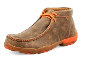 Twisted X Men's Brown & Orange Driving Moc