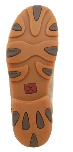 Twisted X Men's Tan Crisscross/Diamond Pattern Driving Moc