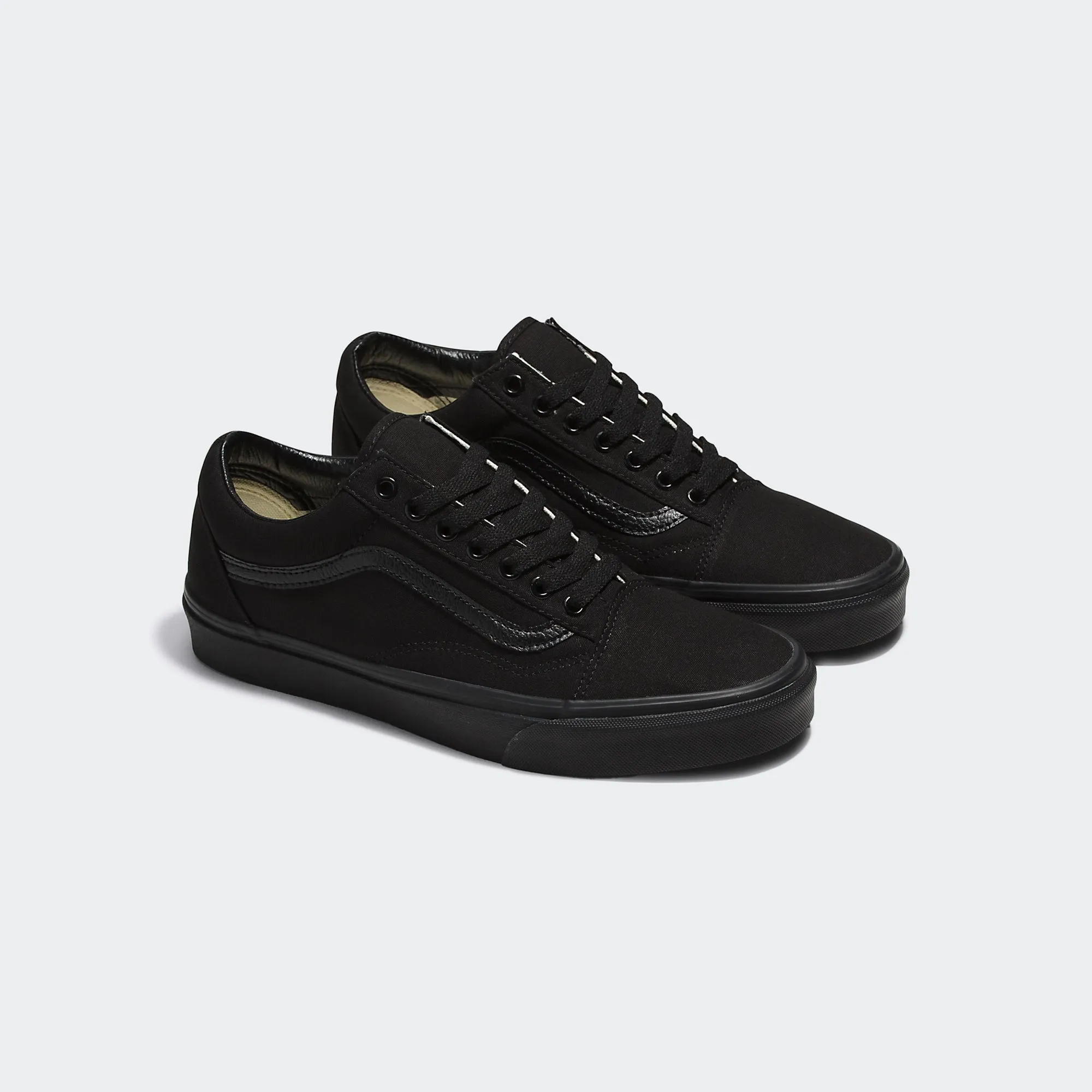 Unisex Vans Old Skool Canvas Shoes Black