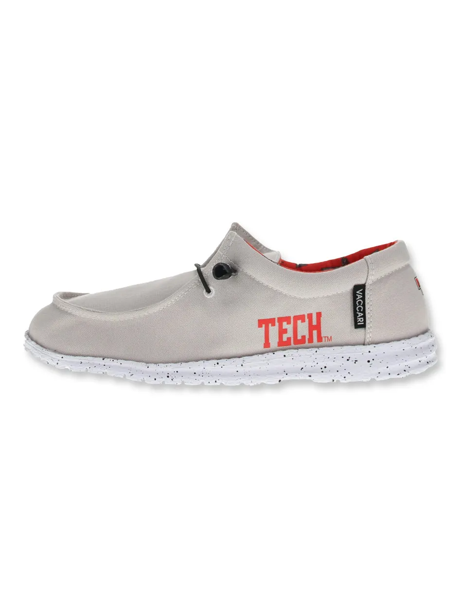 Vaccari Texas Tech "Nate" Grey Canvas Shoe