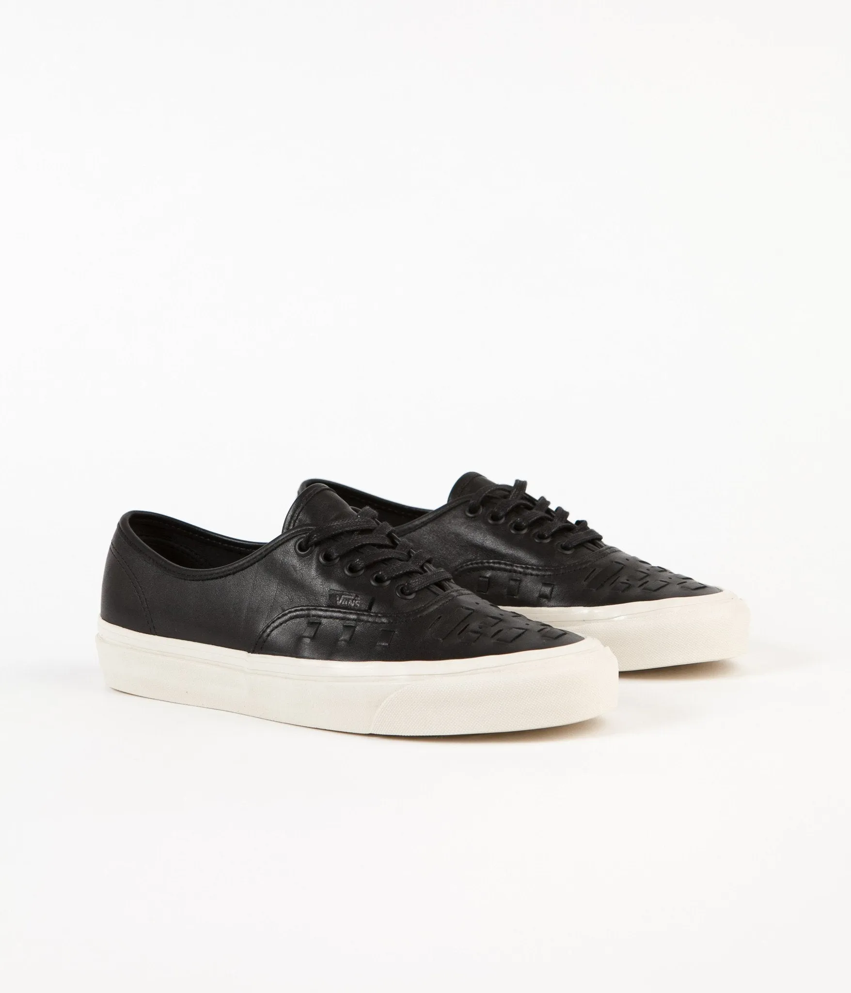 Vans Authentic Weave DX Leather Shoes - Black