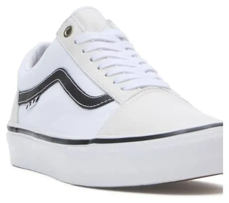 Vans Skate Old Skool Leather Shoes White/White