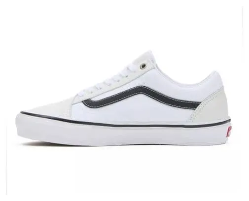 Vans Skate Old Skool Leather Shoes White/White