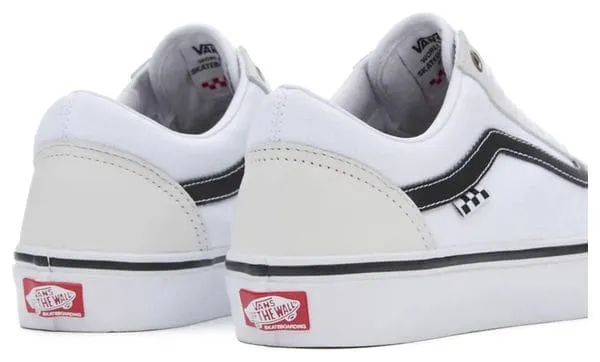 Vans Skate Old Skool Leather Shoes White/White