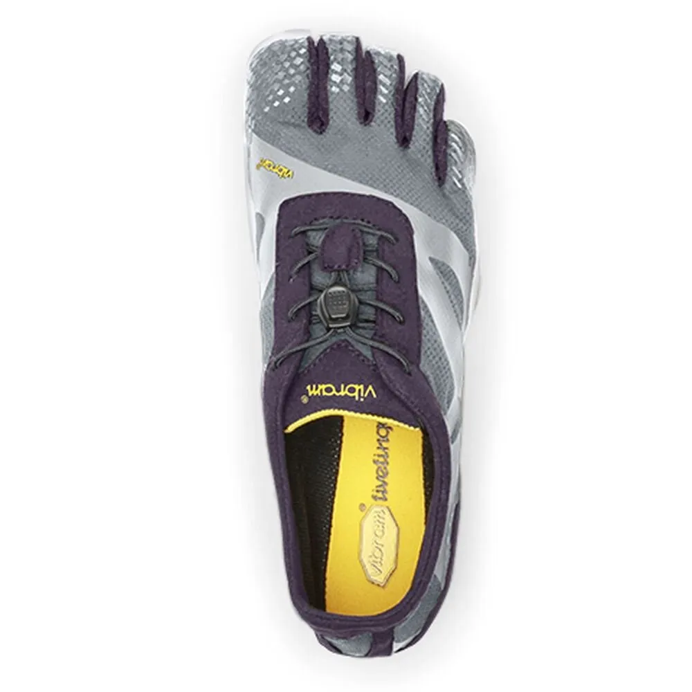 Vibram KSO EVO Womens Five Fingers Barefoot Run Workout Trainers - Grey/Purple