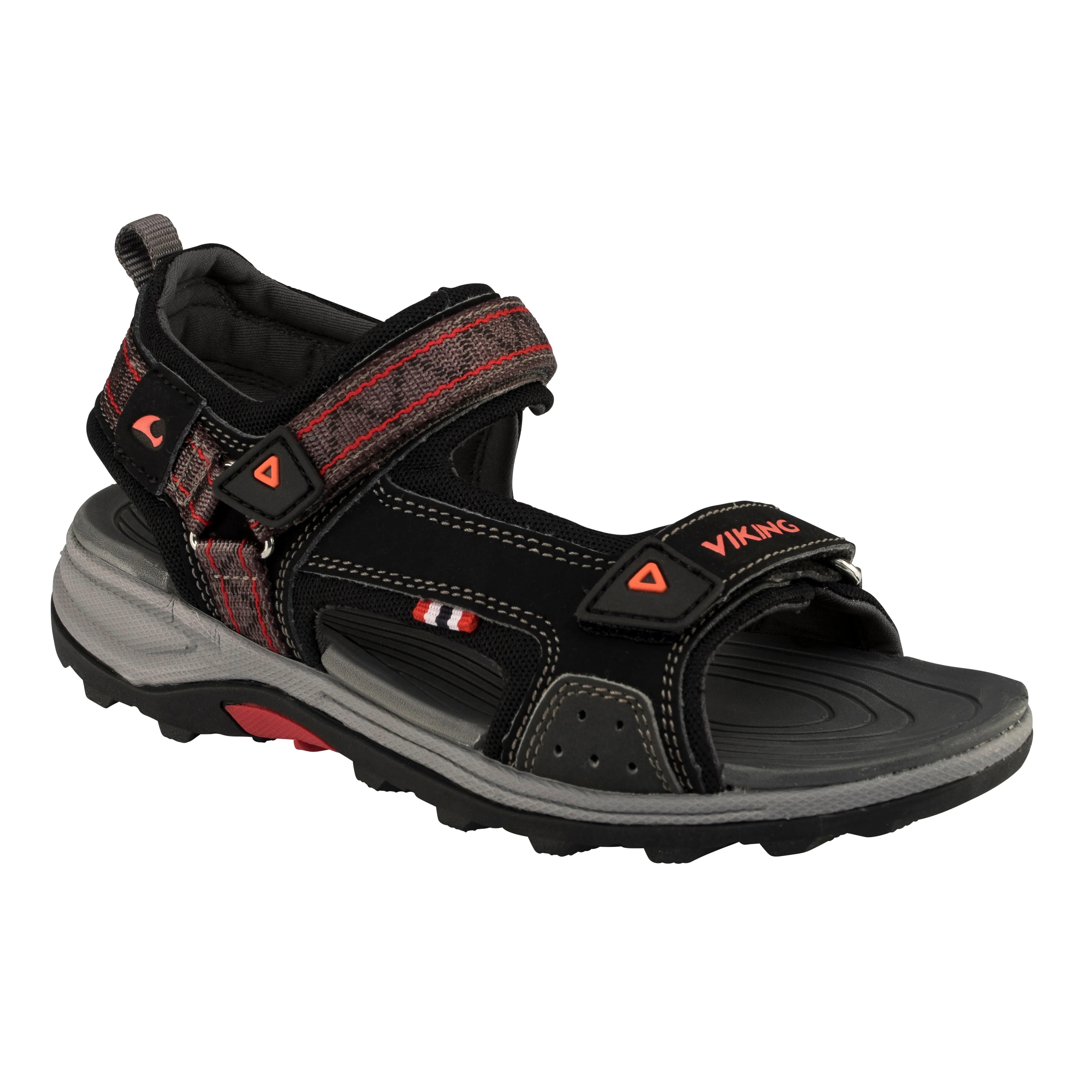 Viking Footwear Kid&#x27;s Sandoey Black/Red | Buy Viking Footwear Kid&#x27;s Sandoey Black/Red here | Outnorth