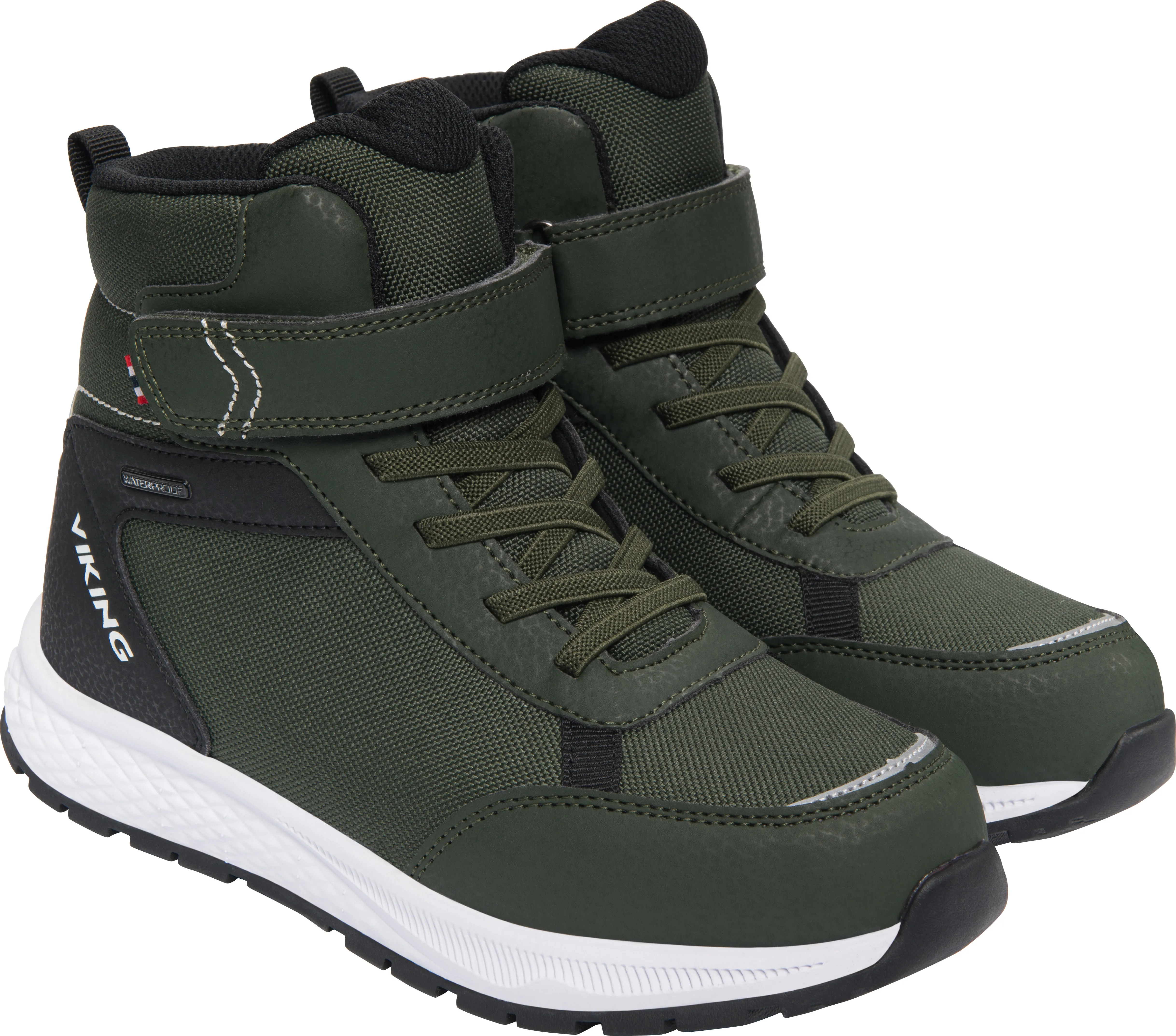 Viking Footwear Kids&#x27; Equip Sneaker Waterproof Insulated Pine/Black | Buy Viking Footwear Kids&#x27; Equip Sneaker Waterproof Insulated Pine/Black here | Outnorth