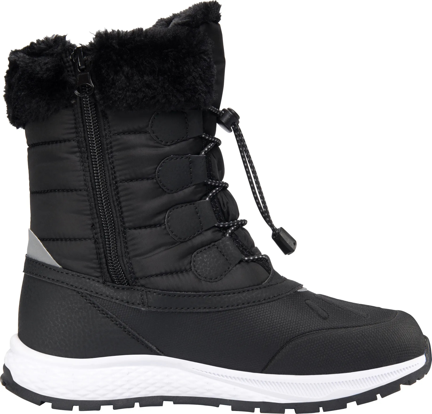 Viking Footwear Kids&#x27; Equip Warm Waterproof Zip Black/Granite | Buy Viking Footwear Kids&#x27; Equip Warm Waterproof Zip Black/Granite here | Outnorth