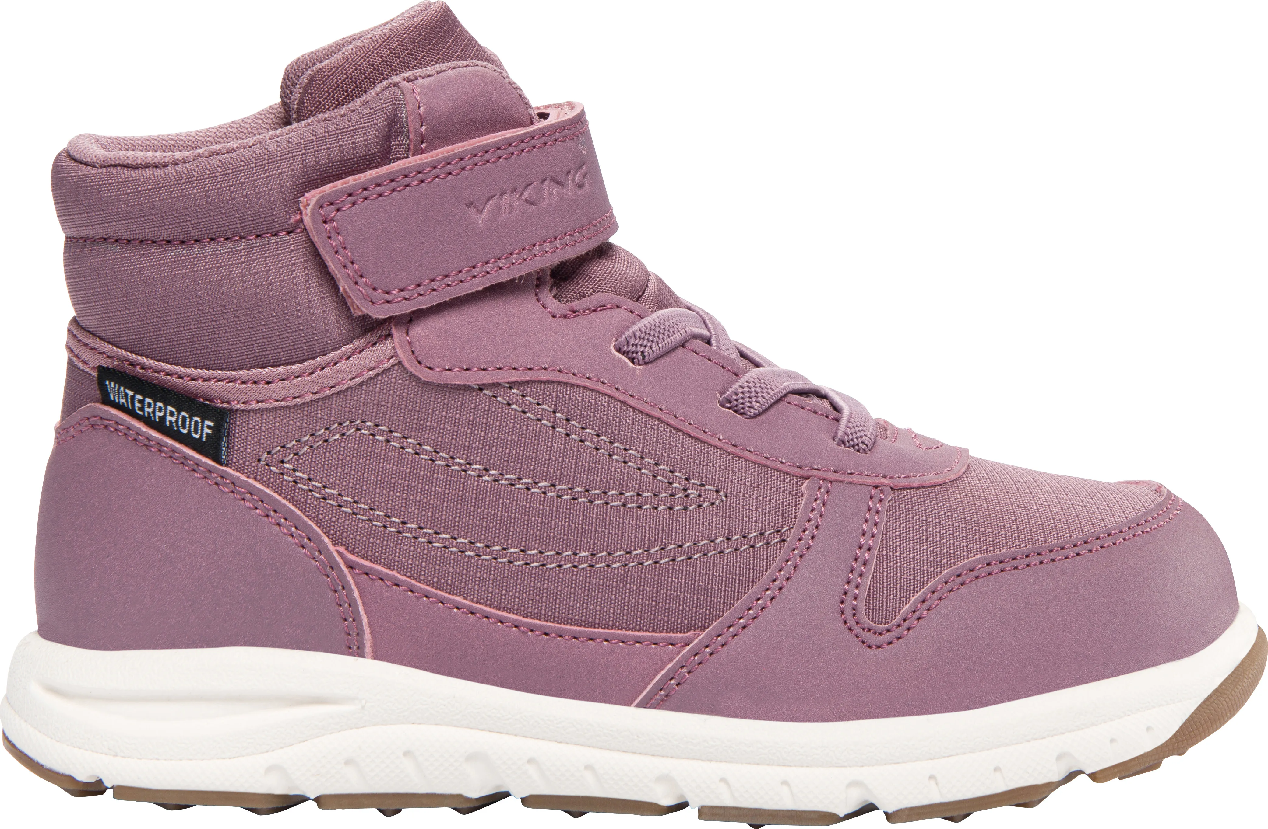 Viking Footwear Kids&#x27; Hovet Mid Waterproof Dusty Pink | Buy Viking Footwear Kids&#x27; Hovet Mid Waterproof Dusty Pink here | Outnorth