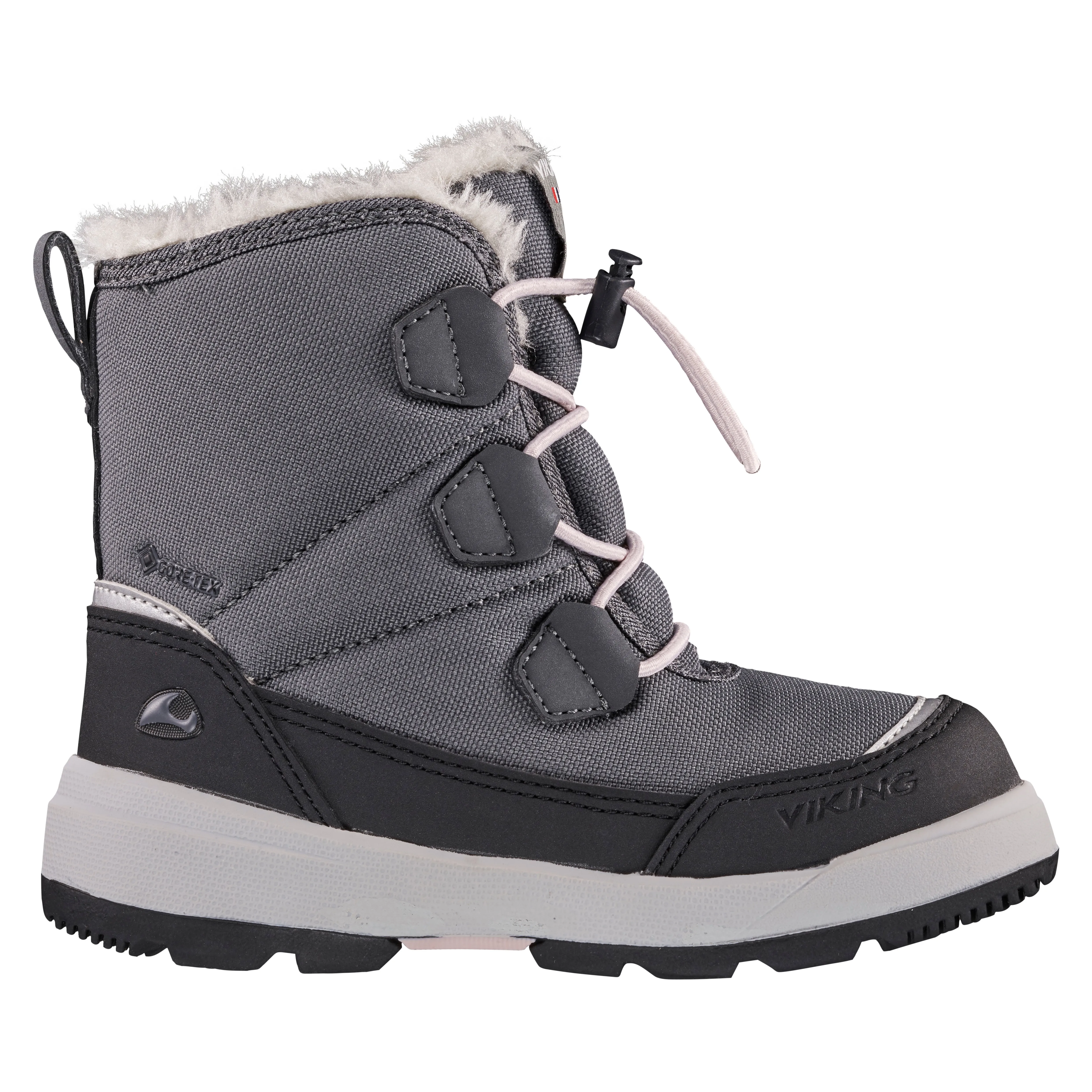 Viking Footwear Kids&#x27; Montebello Warm GORE-TEX Zip Charcoal/Black | Buy Viking Footwear Kids&#x27; Montebello Warm GORE-TEX Zip Charcoal/Black here | Outnorth