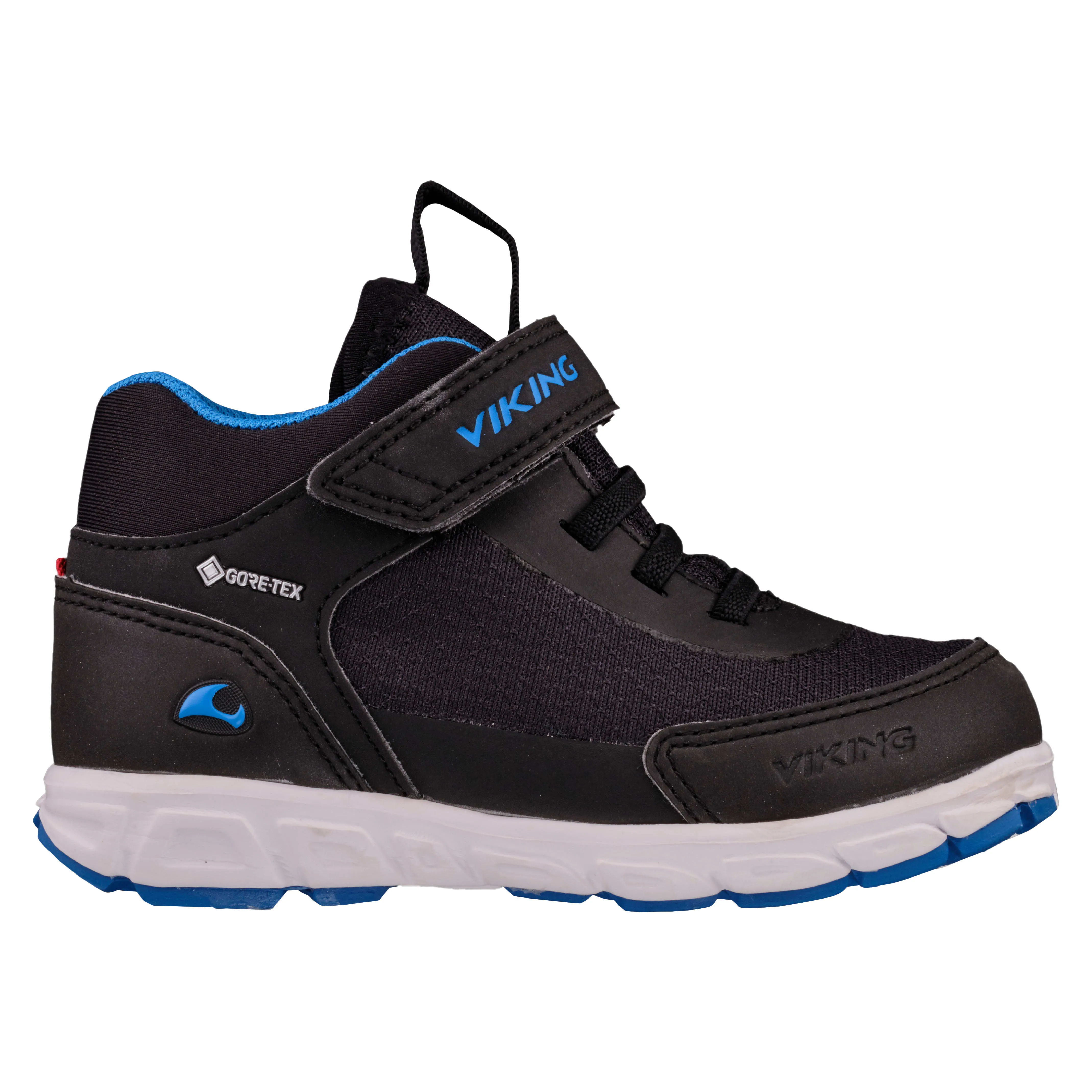 Viking Footwear Kids&#x27; Spectrum R Mid GORE-TEX Black/Blue | Buy Viking Footwear Kids&#x27; Spectrum R Mid GORE-TEX Black/Blue here | Outnorth