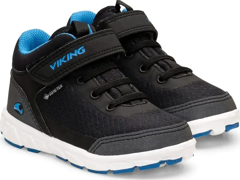 Viking Footwear Kids&#x27; Spectrum R Mid GORE-TEX Black/Blue | Buy Viking Footwear Kids&#x27; Spectrum R Mid GORE-TEX Black/Blue here | Outnorth