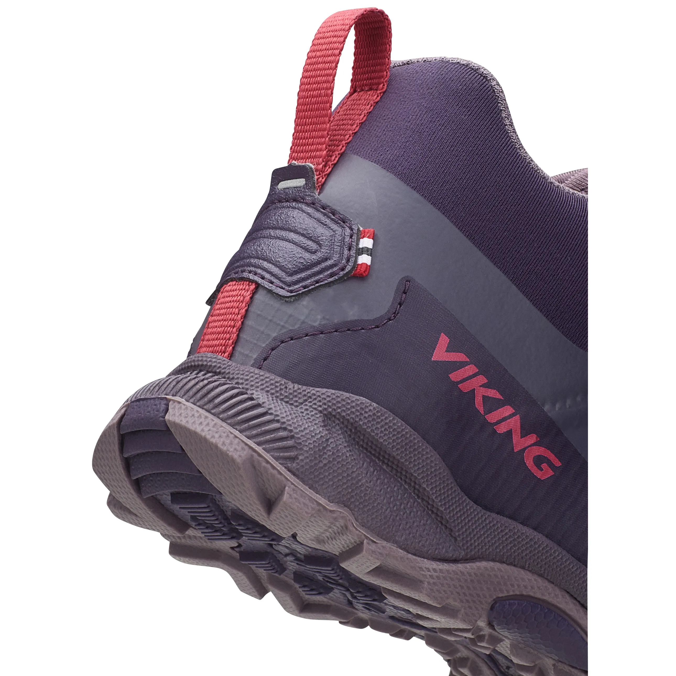 Viking Footwear Kids&#x27; Tind Mid Gore-Tex Mid Grey/Ruby Red | Buy Viking Footwear Kids&#x27; Tind Mid Gore-Tex Mid Grey/Ruby Red here | Outnorth