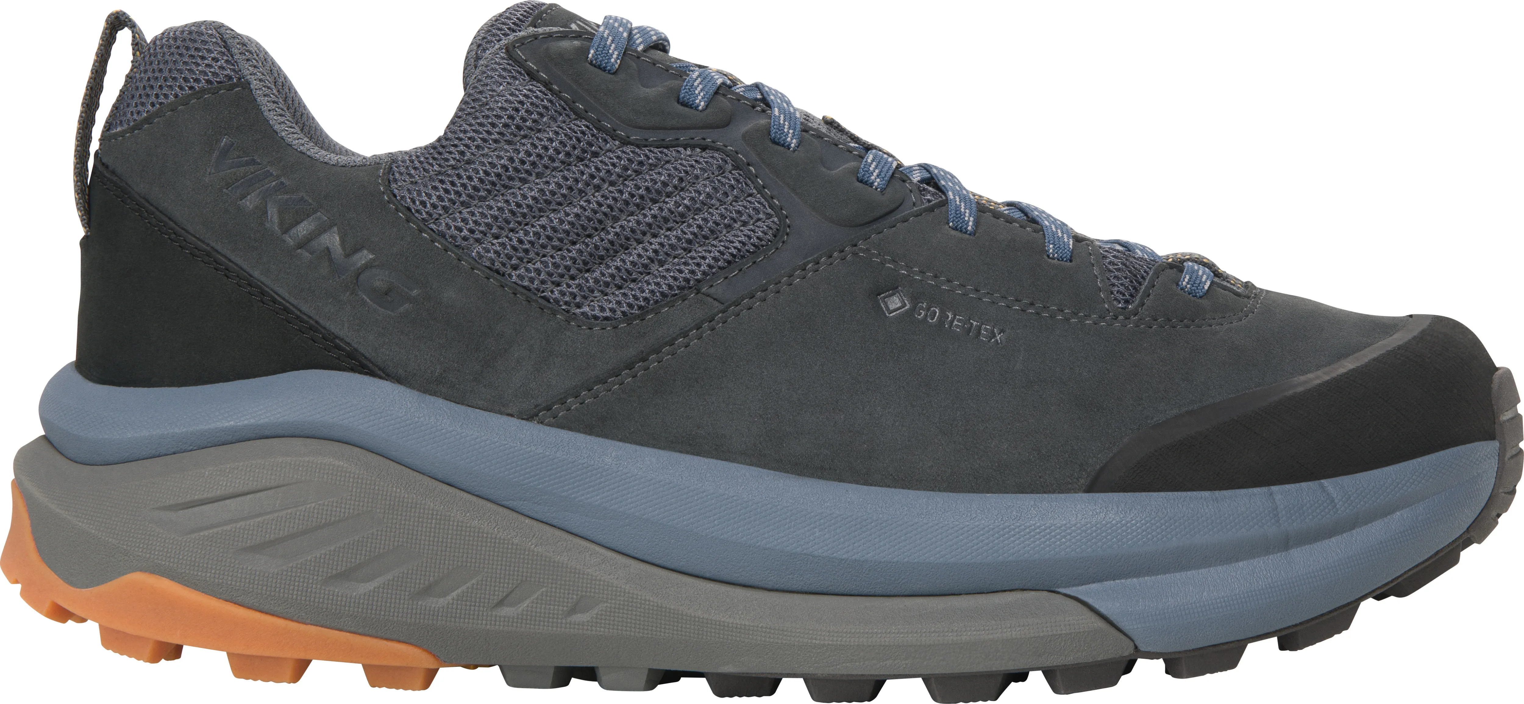 Viking Footwear Men&#x27;s Cerra Hike Low GORE-TEX Grey/Denim | Buy Viking Footwear Men&#x27;s Cerra Hike Low GORE-TEX Grey/Denim here | Outnorth