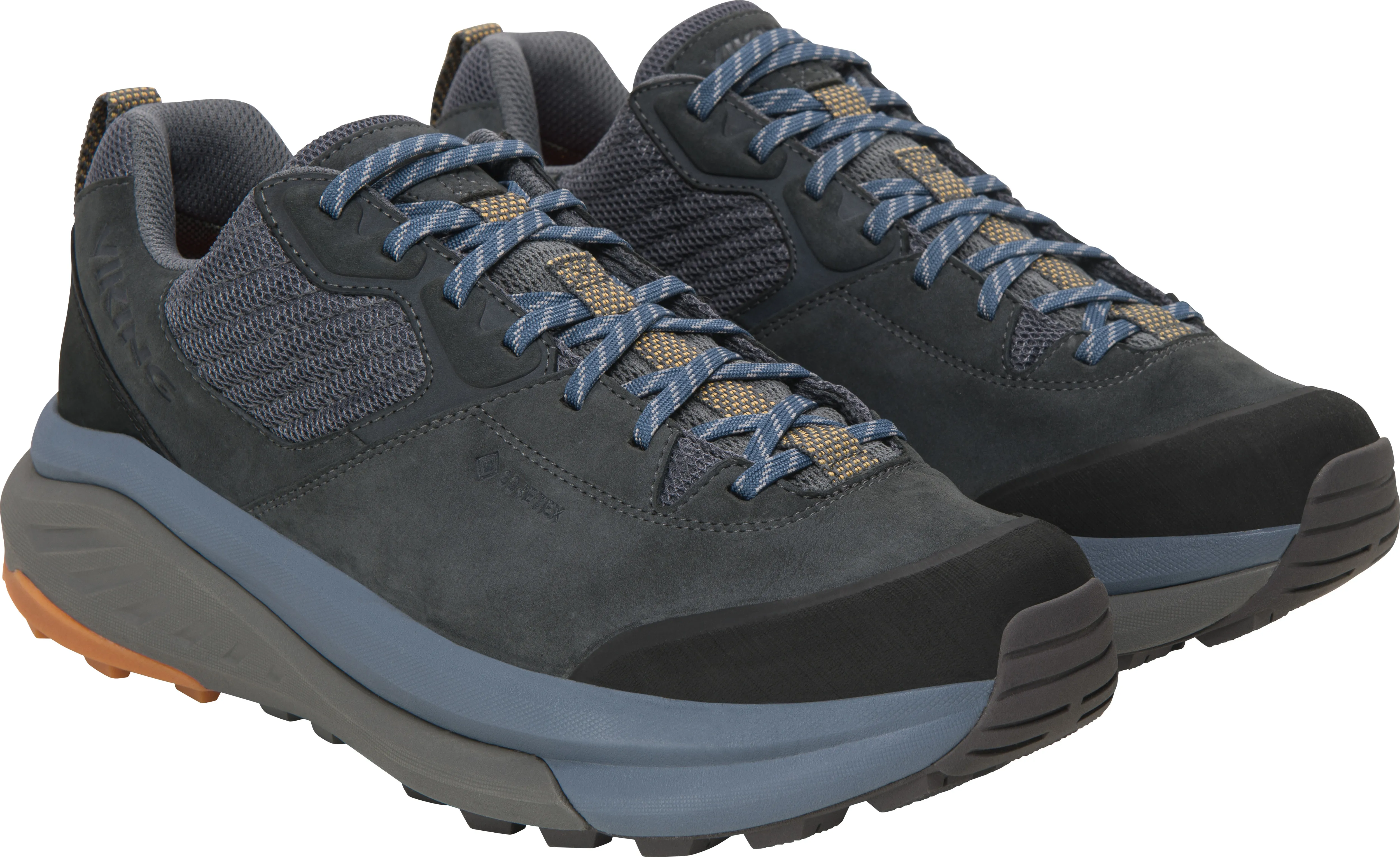 Viking Footwear Men&#x27;s Cerra Hike Low GORE-TEX Grey/Denim | Buy Viking Footwear Men&#x27;s Cerra Hike Low GORE-TEX Grey/Denim here | Outnorth