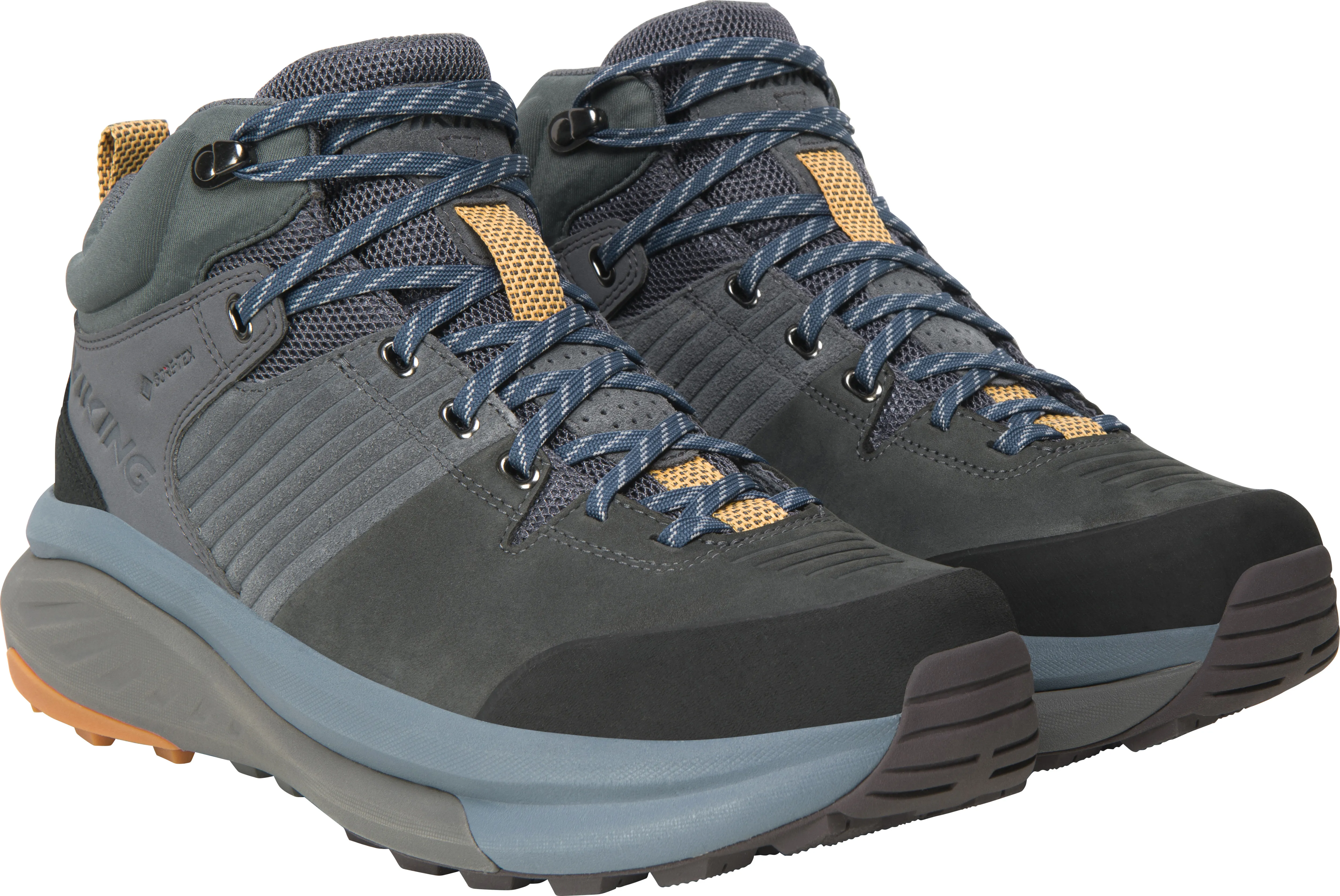 Viking Footwear Men&#x27;s Cerra Hike Mid Gore-Tex Grey/Denim | Buy Viking Footwear Men&#x27;s Cerra Hike Mid Gore-Tex Grey/Denim here | Outnorth