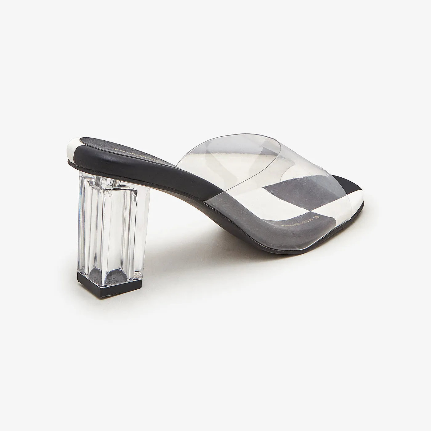 Women's Crystal Block Heels