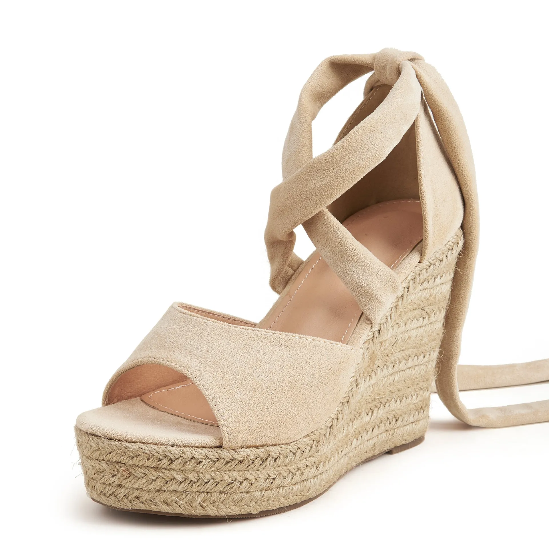 Women's Lace Up Espadrilles Wedges Sandals