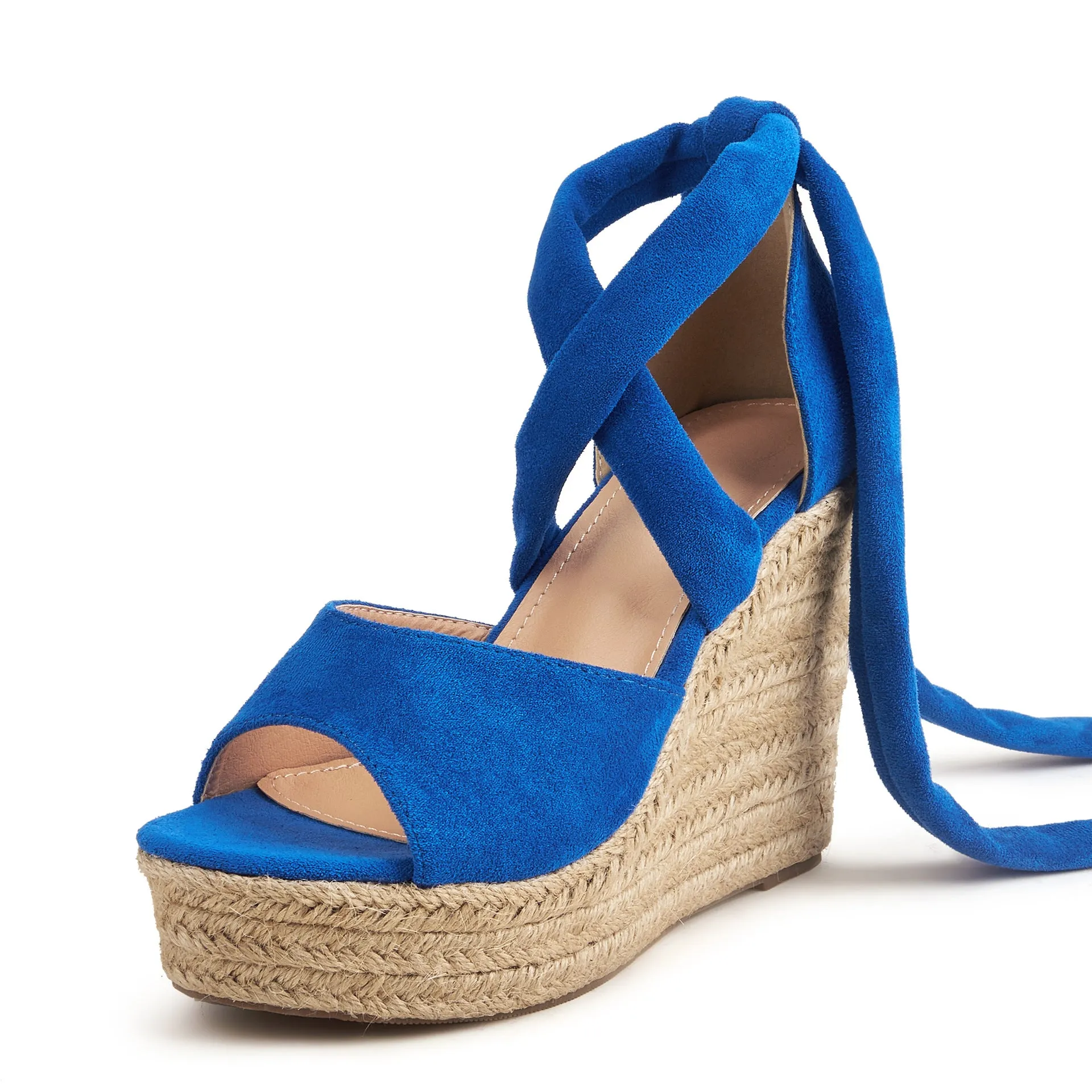 Women's Lace Up Espadrilles Wedges Sandals