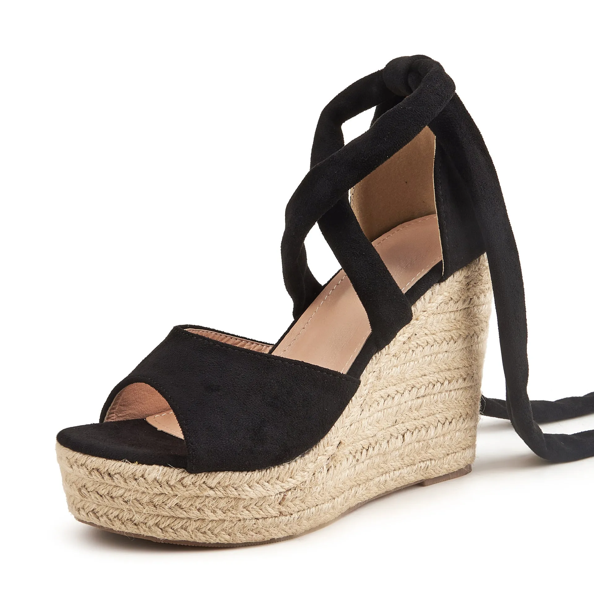 Women's Lace Up Espadrilles Wedges Sandals