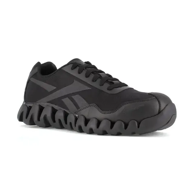 Zig Pulse Composite-Toe Athletic Work Shoe Black